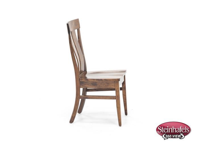 daniels amish brown standard height side chair  image   
