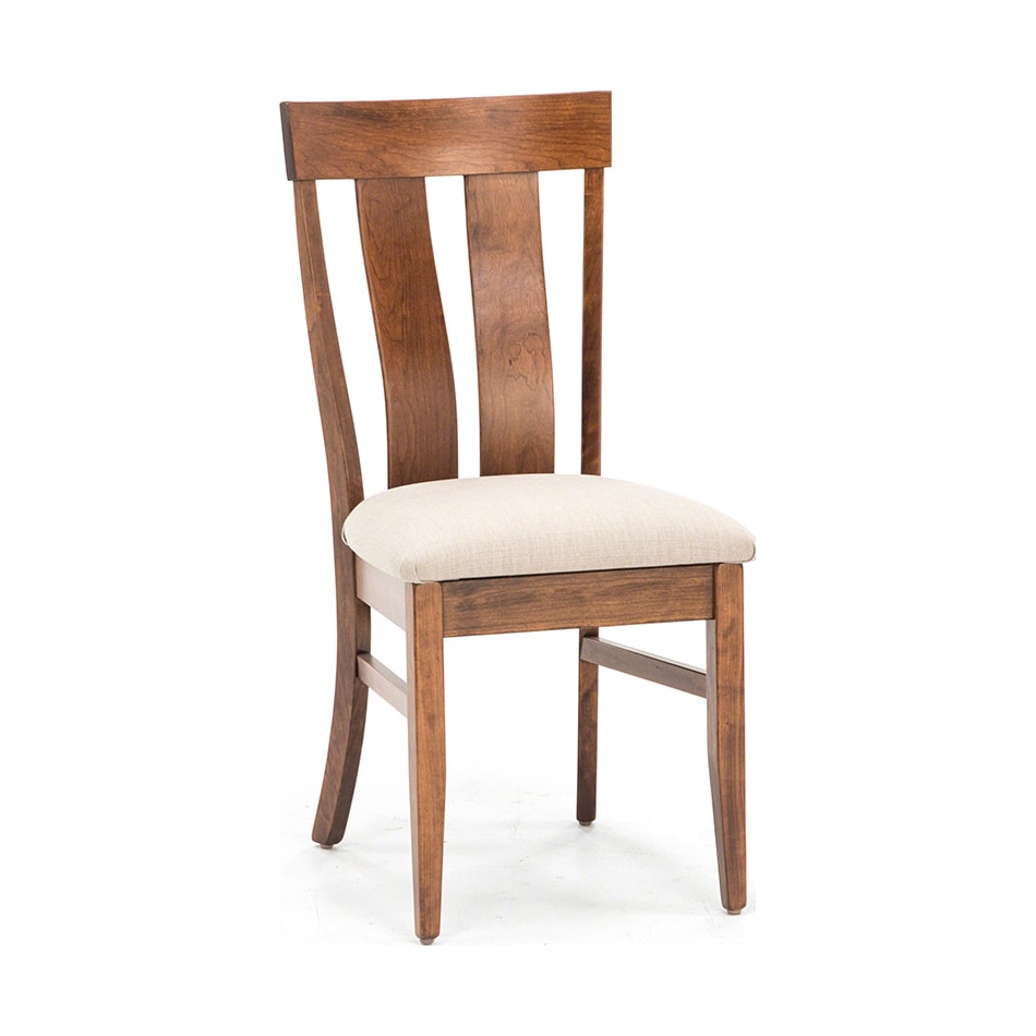 daniels amish brown standard height side chair   