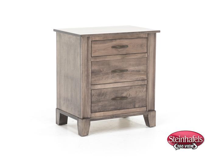 daniels amish brown three drawer  image   