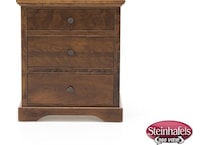 daniels amish brown three drawer  image   
