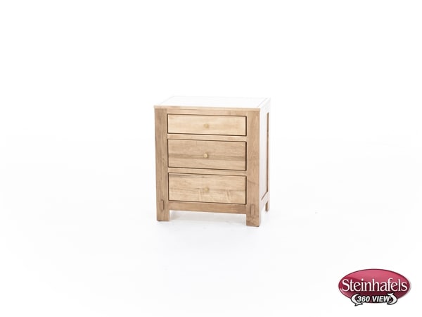 daniels amish brown three drawer  image   