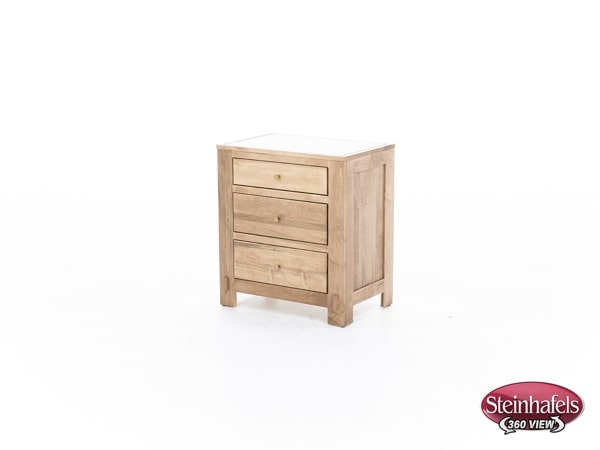 daniels amish brown three drawer  image   