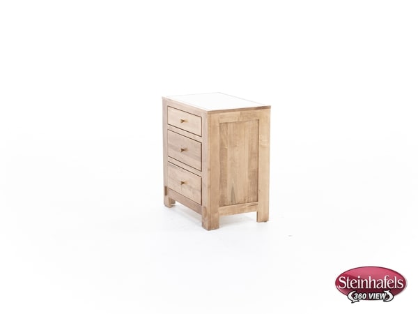 daniels amish brown three drawer  image   