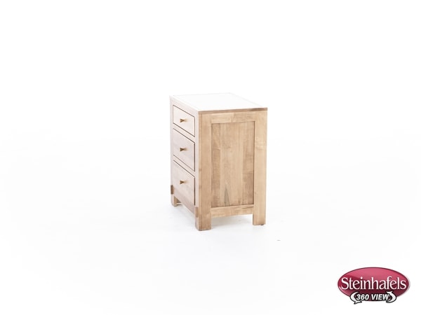 daniels amish brown three drawer  image   