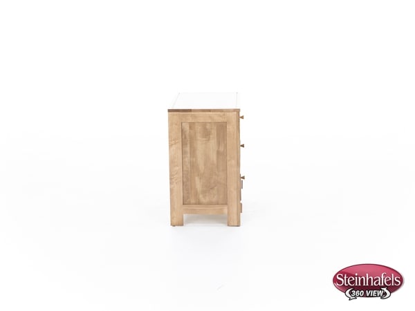 daniels amish brown three drawer  image   
