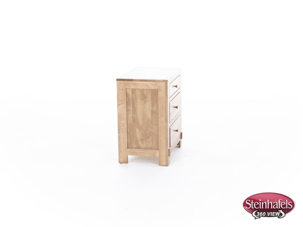 daniels amish brown three drawer  image   