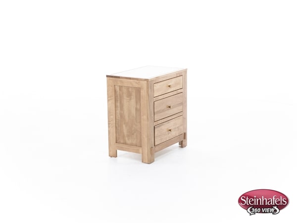 daniels amish brown three drawer  image   