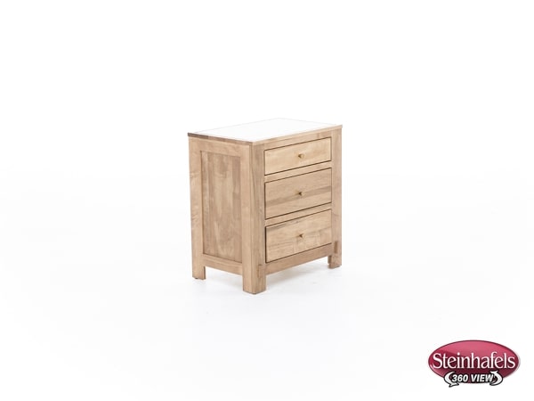 daniels amish brown three drawer  image   