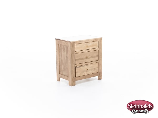 daniels amish brown three drawer  image   