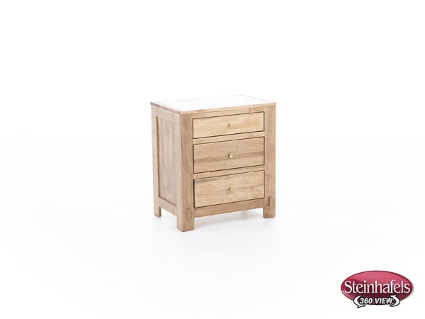 daniels amish brown three drawer  image   