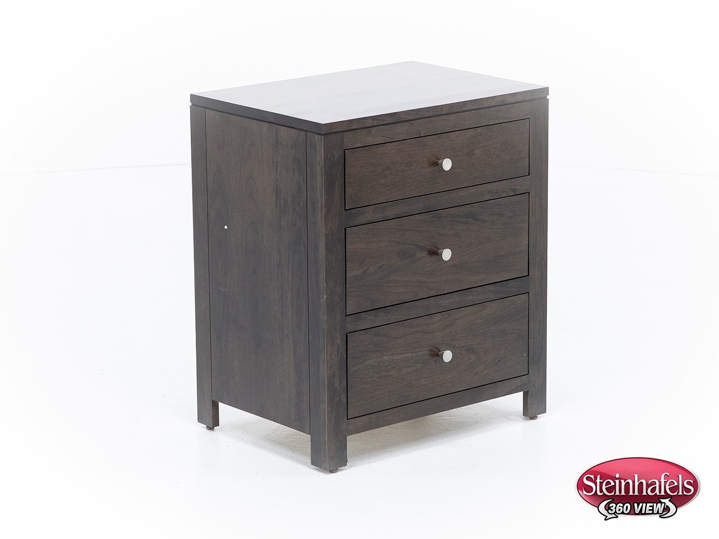 daniels amish brown three drawer  image   