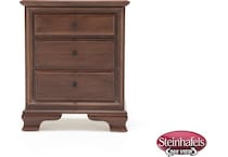daniels amish brown three drawer  image   