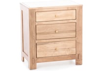 daniels amish brown three drawer   
