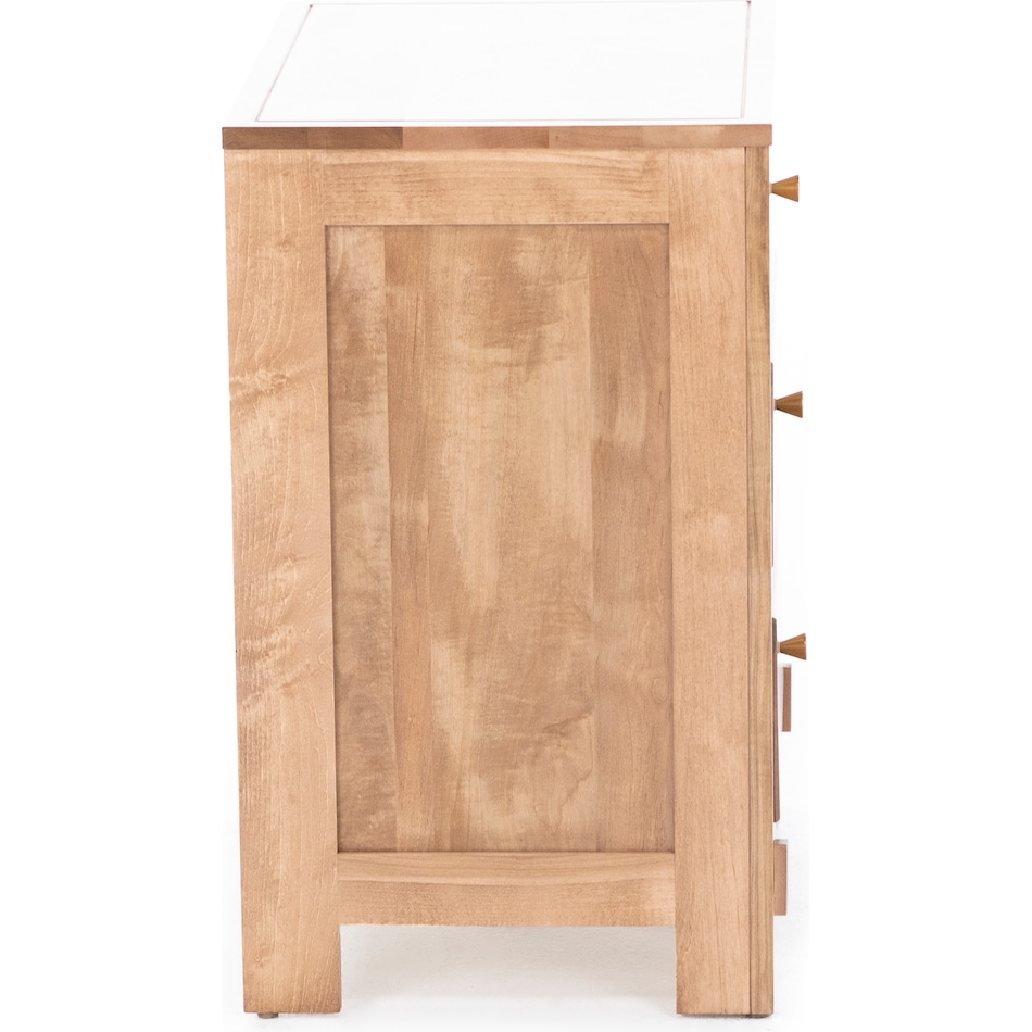 daniels amish brown three drawer   