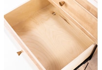 daniels amish brown three drawer   
