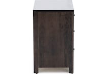 daniels amish brown three drawer   