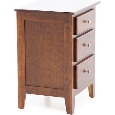 Daniel's Amish Mapleton Three Drawer Nightstand