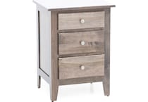 daniels amish brown two drawer   