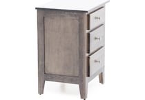 daniels amish brown two drawer   