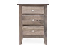 daniels amish brown two drawer   