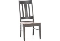 daniels amish distressed standard height side chair   