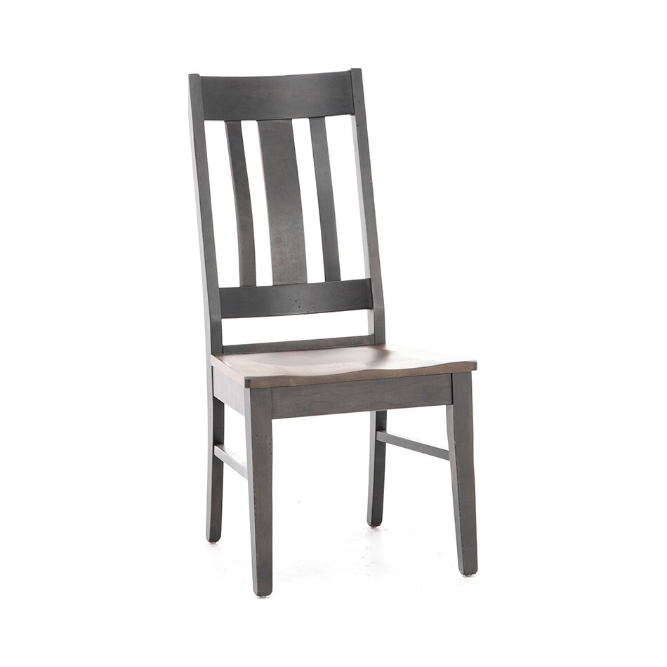 daniels amish distressed standard height side chair   