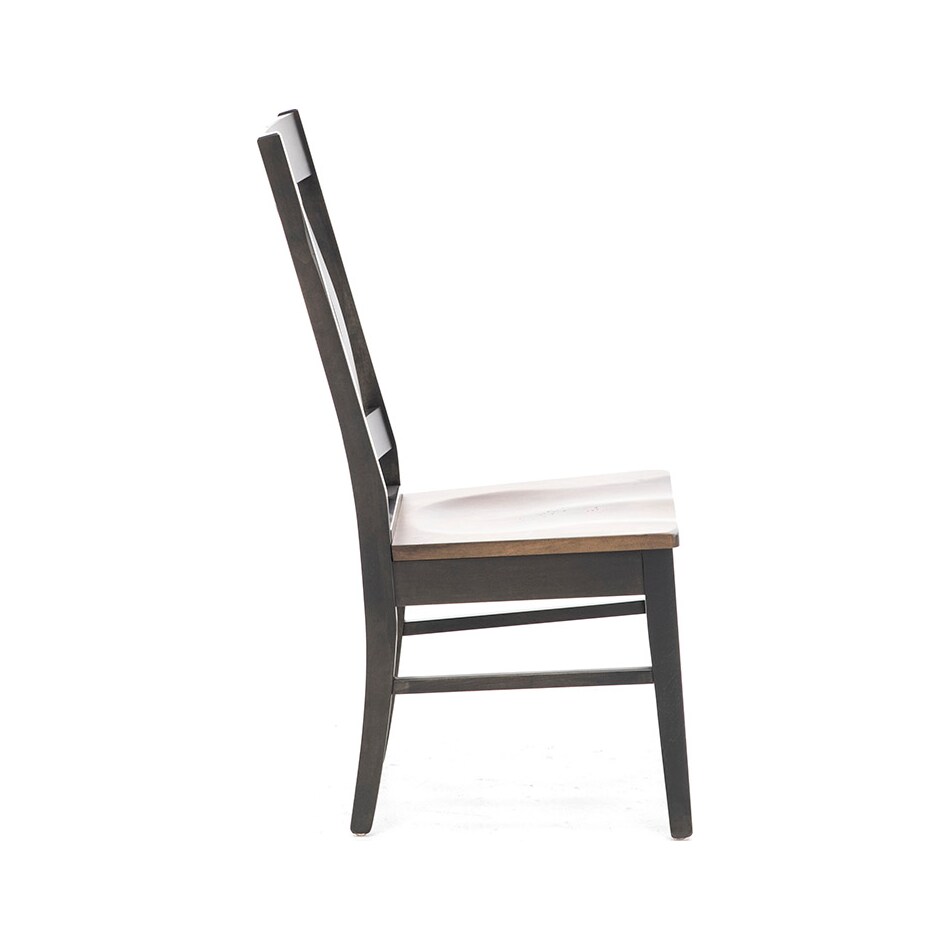 daniels amish distressed standard height side chair   