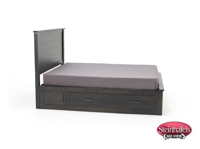 daniels amish grey queen bed package  image qpg  