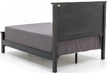 daniels amish grey queen bed package qp  