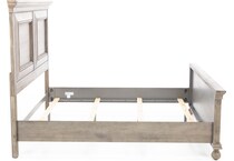 design works furniture grey queen bed package qpk  