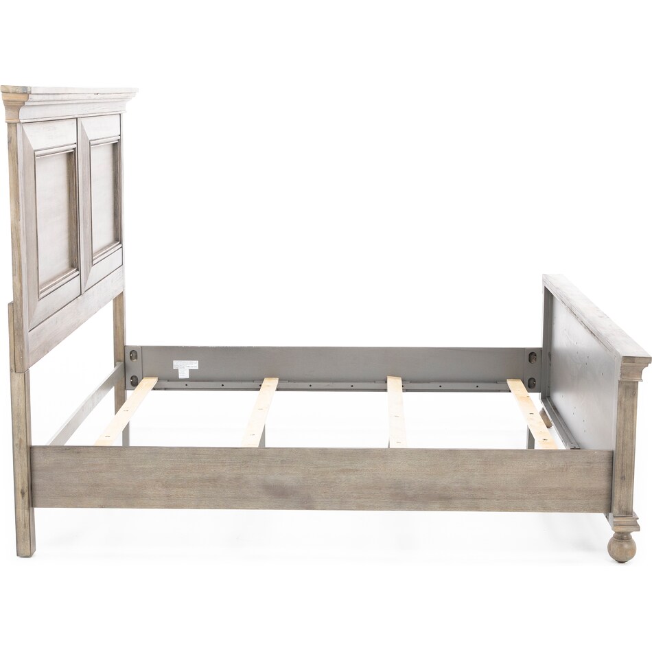 design works furniture grey queen bed package qpk  