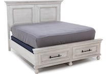 desw white king bed package skp  