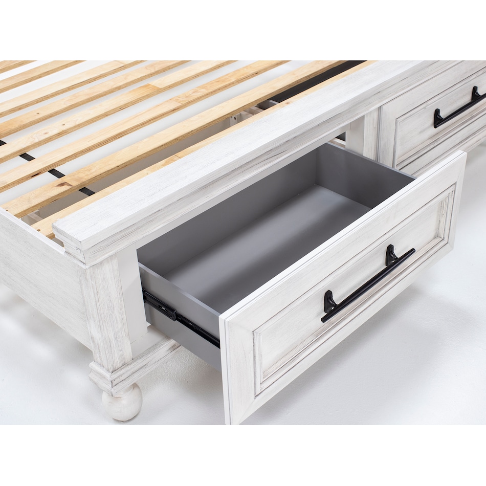 desw white king bed package skp  