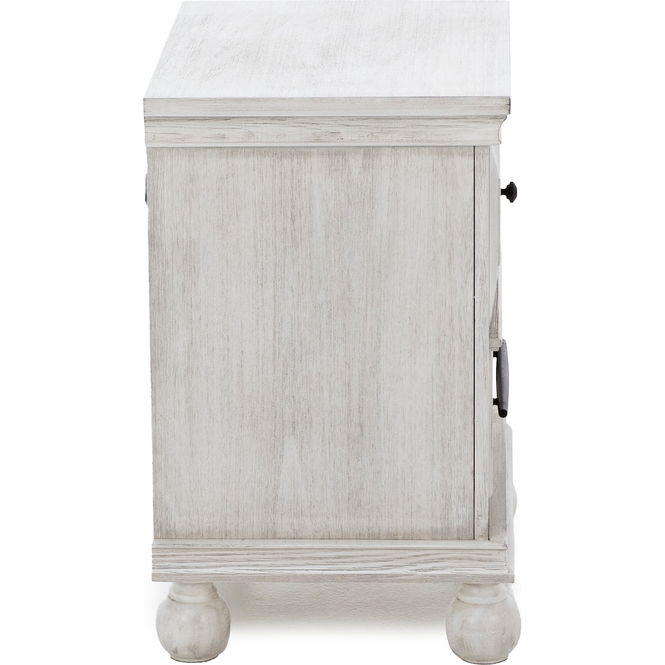 desw white two drawer   