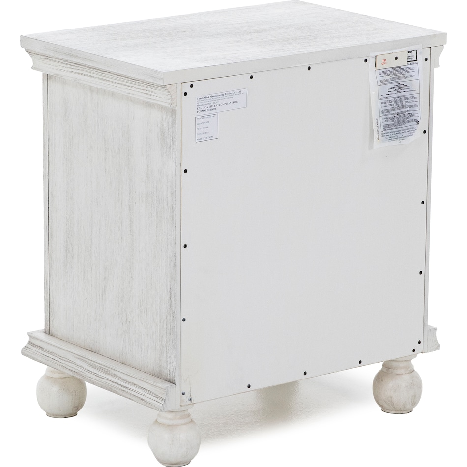 desw white two drawer   