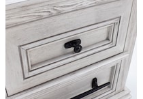 desw white two drawer   