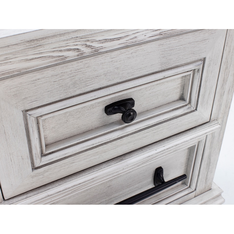 desw white two drawer   