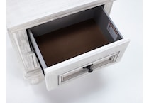 desw white two drawer   