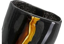diamond star corporation black jar vase bowl plate   