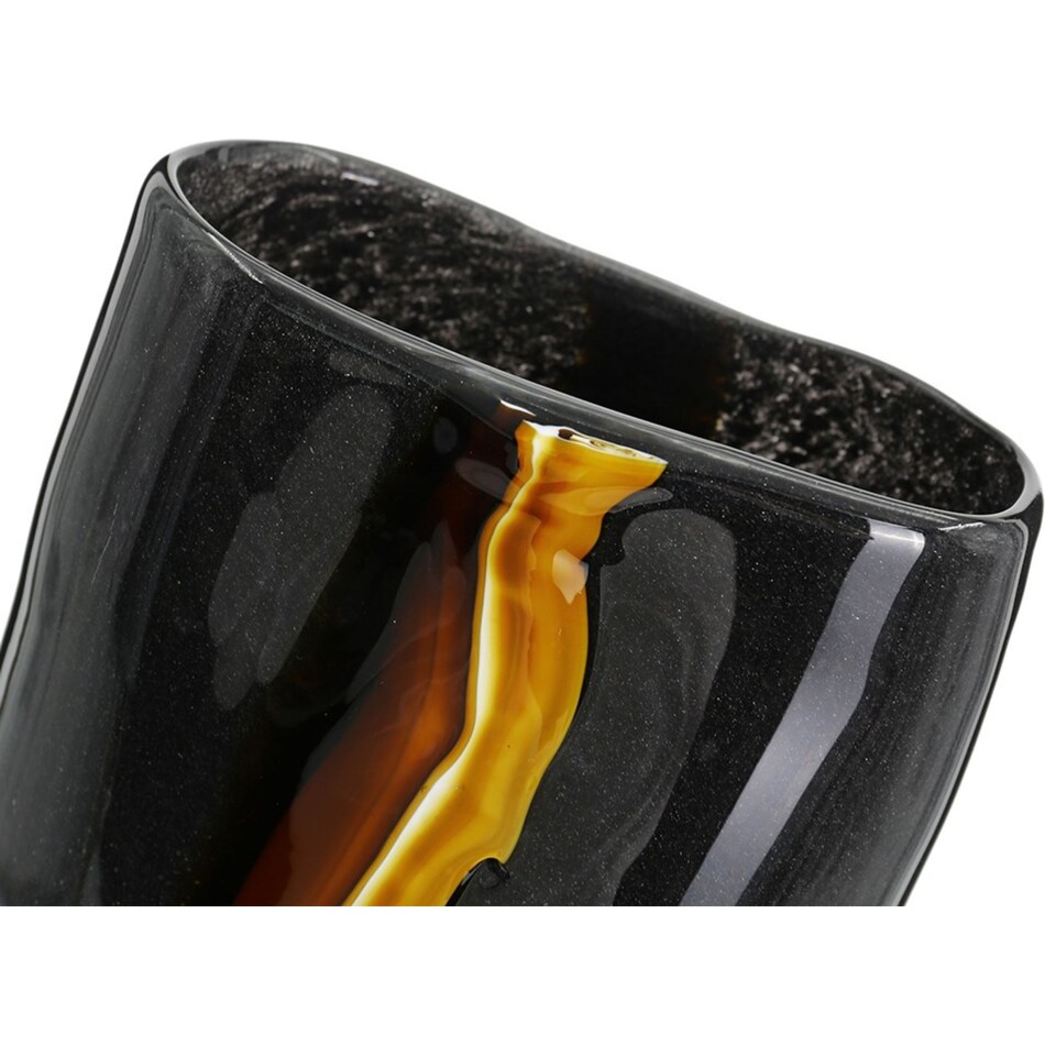 diamond star corporation black jar vase bowl plate   