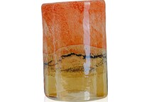diamond star corporation orange jar vase bowl plate   