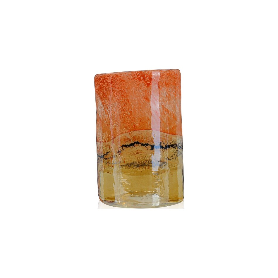 diamond star corporation orange jar vase bowl plate   
