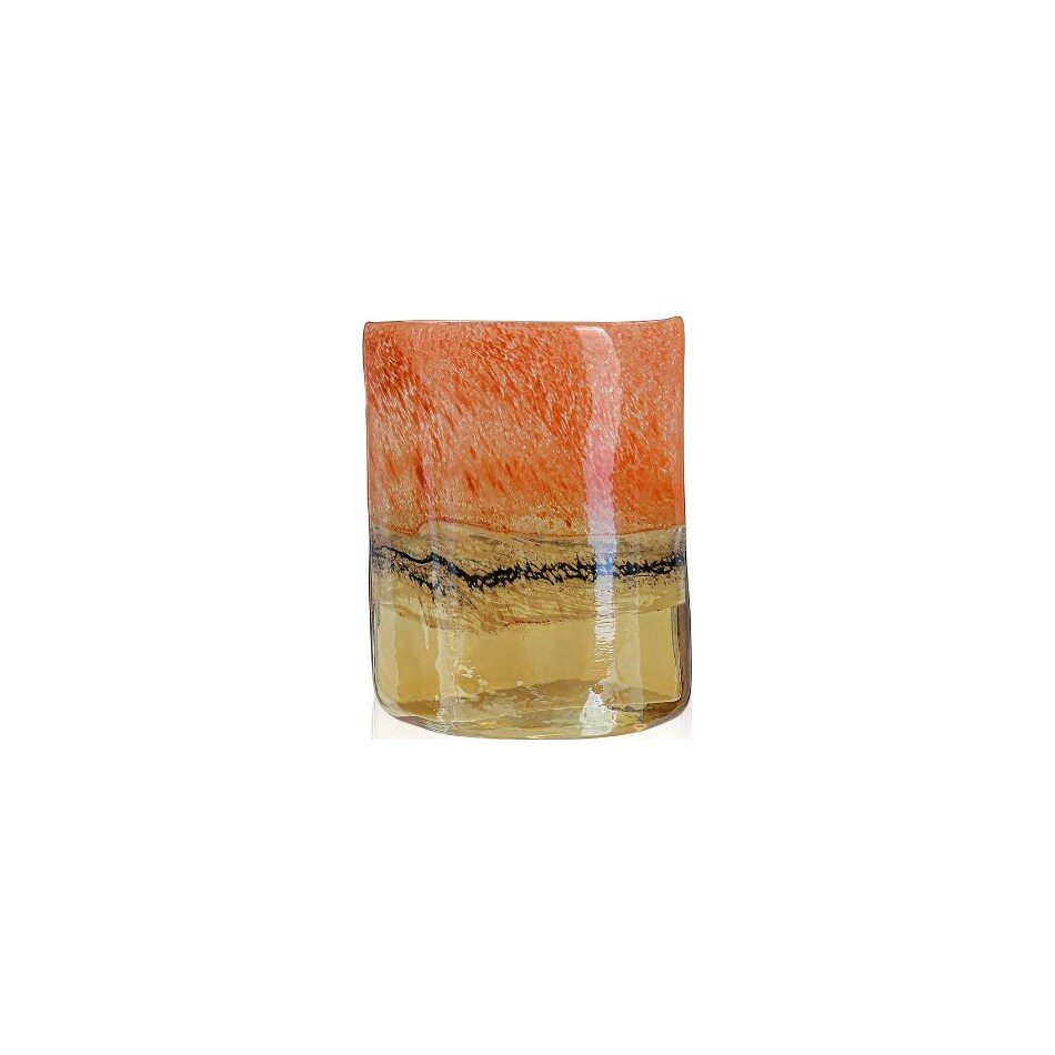 diamond star corporation orange jar vase bowl plate   