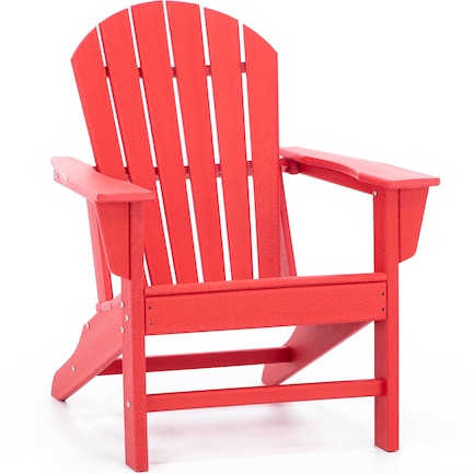 Red Adirondack Chair