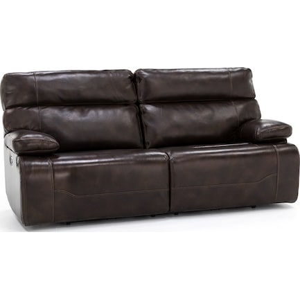 Direct Designs® Clayton Leather Fully Loaded Reclining Sofa