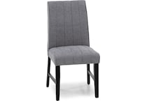 direct designs black inch standard seat height side chair   