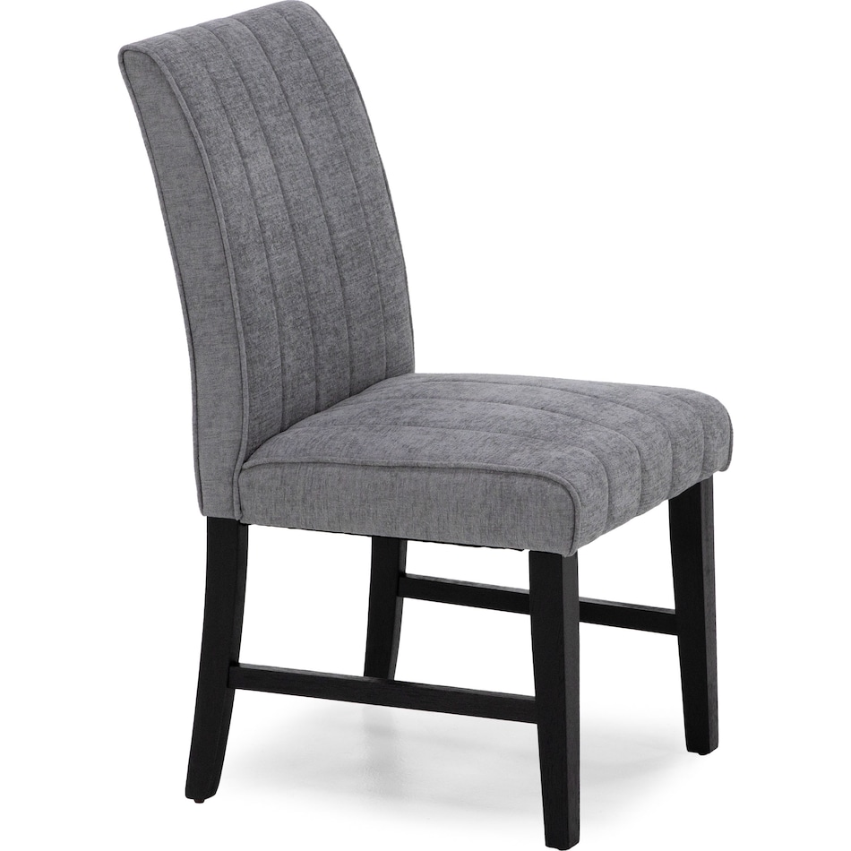 direct designs black inch standard seat height side chair   