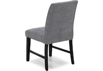 direct designs black inch standard seat height side chair   