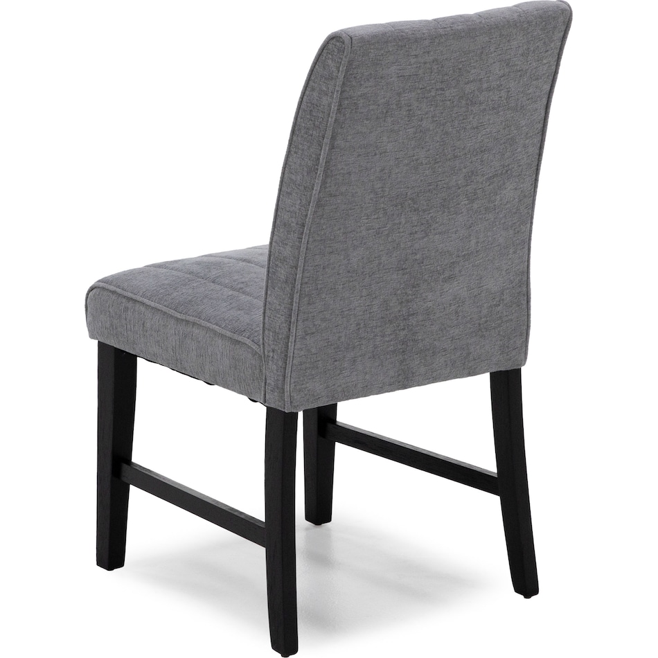 direct designs black inch standard seat height side chair   