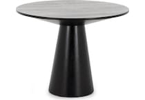 direct designs black inch counter height round oval pk  